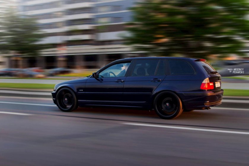 BMW e46 Touring stance