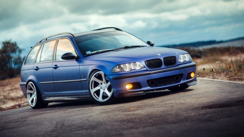 BMW e46 Touring stance