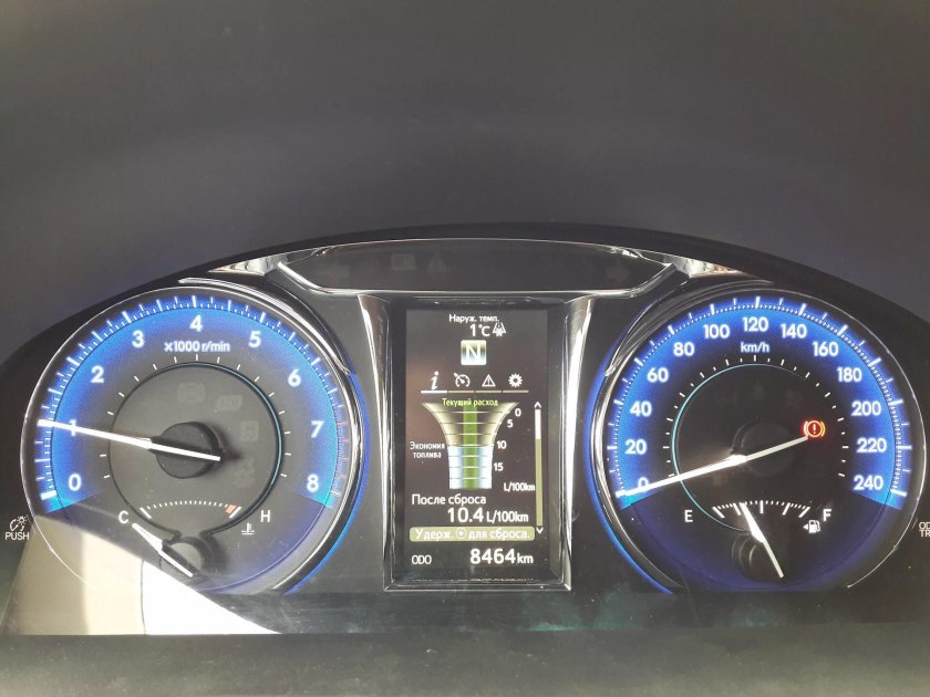 Приборная панель Тойота Камри 50