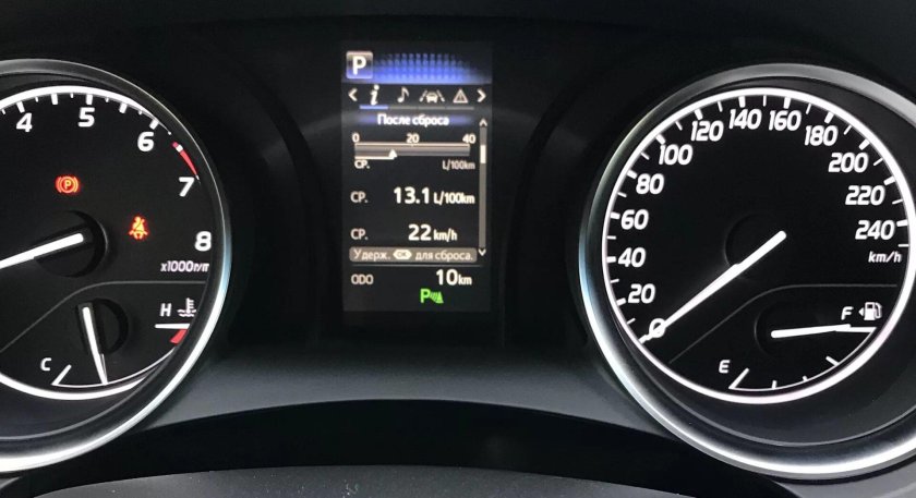 Toyota Camry 70 приборная панель