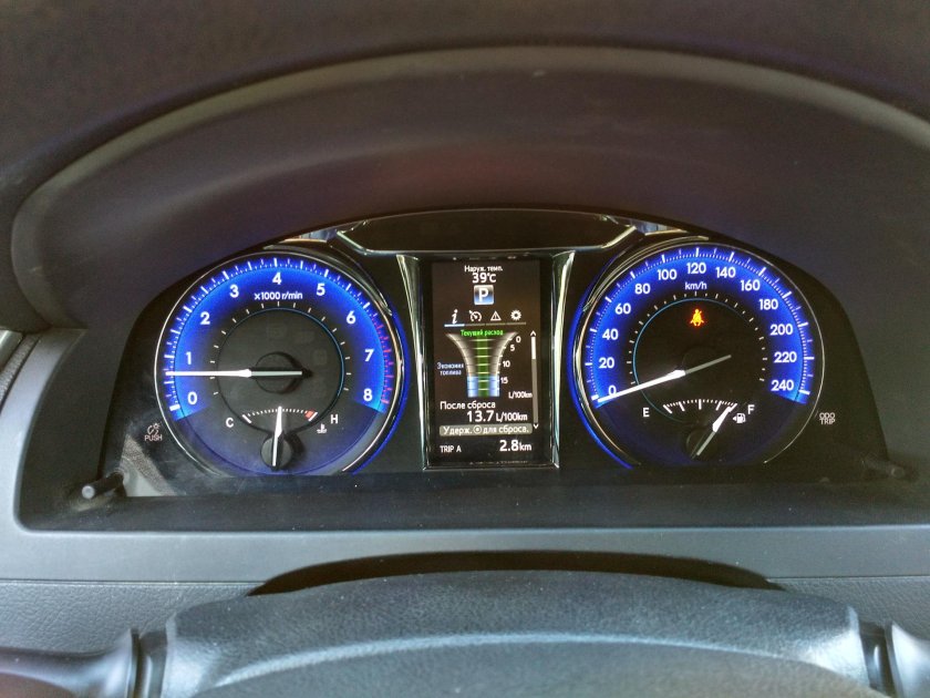 Приборная панель Тойота Камри v40