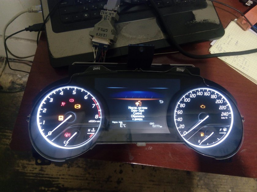 Панель приборов Тойота Камри 70