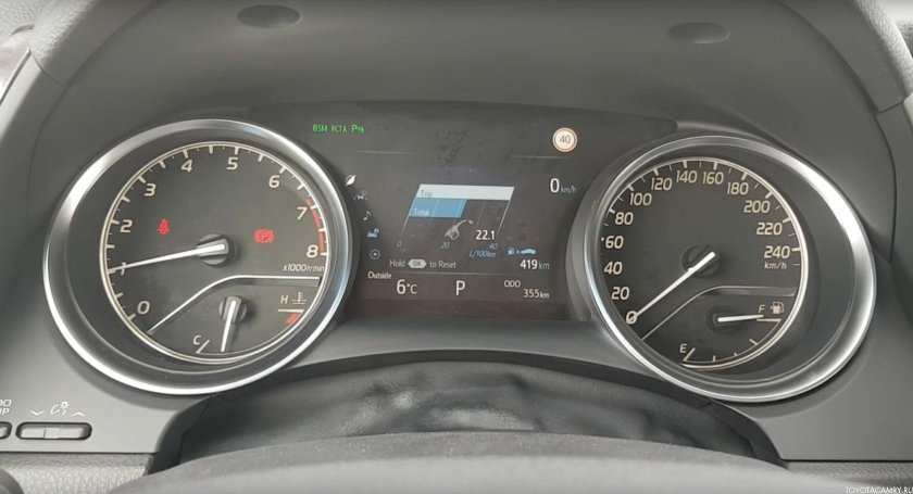 Панель приборов Camry v70