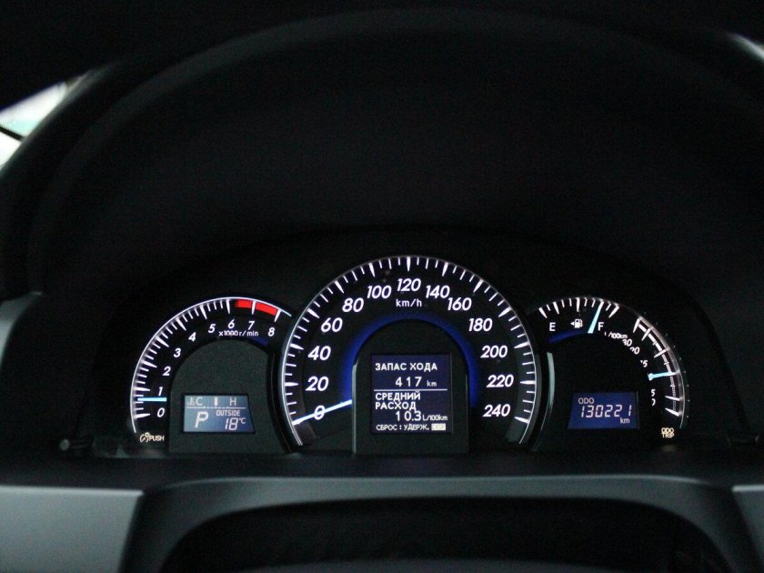 Одометр Toyota Camry 2012