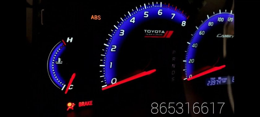 Панель приборов на Камри 40 тюнинг