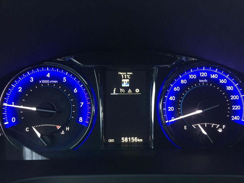 Панель приборов Тойота Камри 55