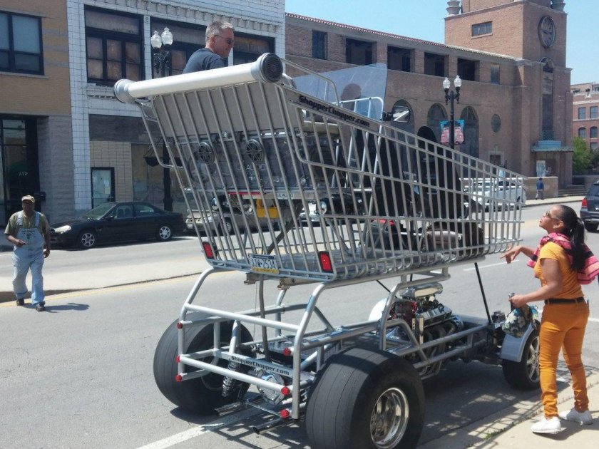 Тележка магазинная