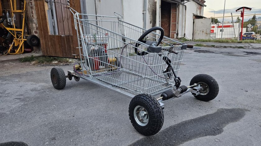 Дрифт трайк из тележки