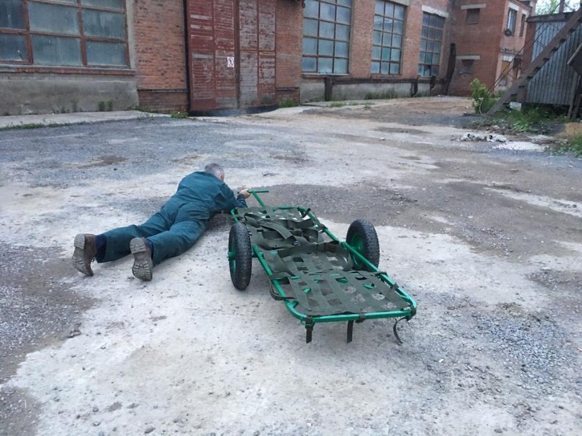 Тактическая эвакуационная тележка