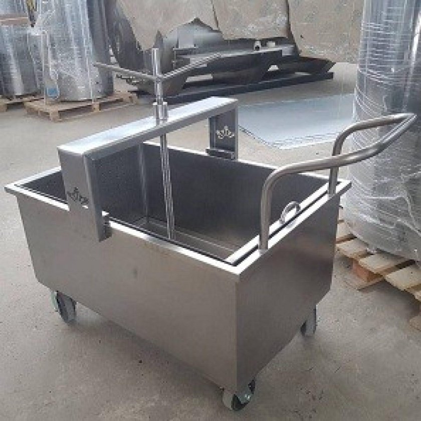 Тележка для самопрессования творога