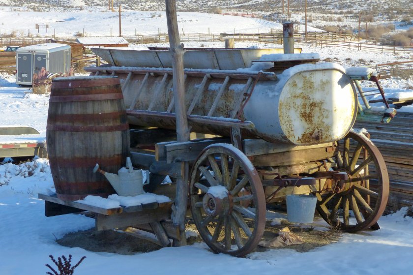 Телега для бочек