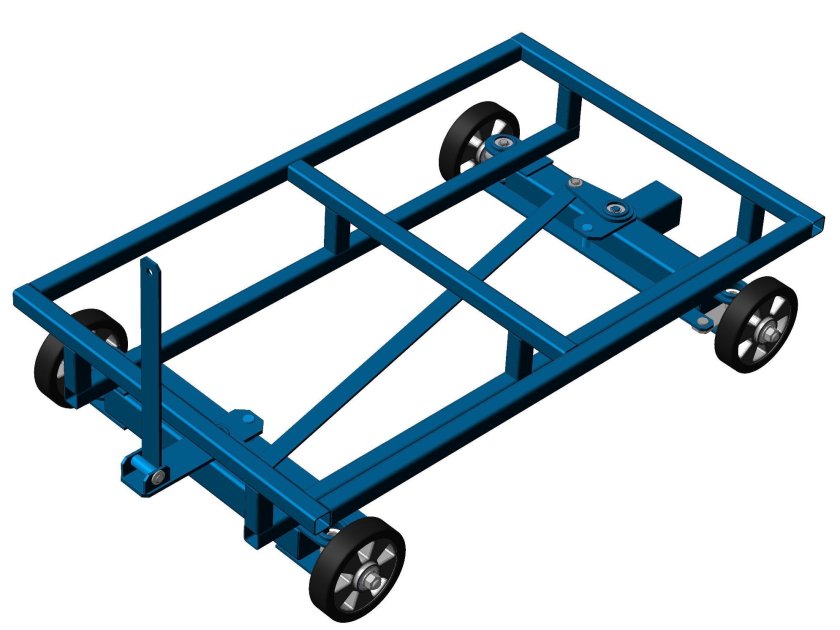Тележка платформенная ТМС 600