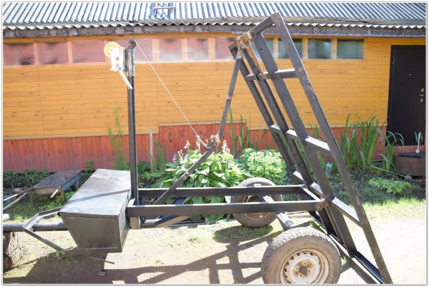 Самодельный прицеп для мотоблока