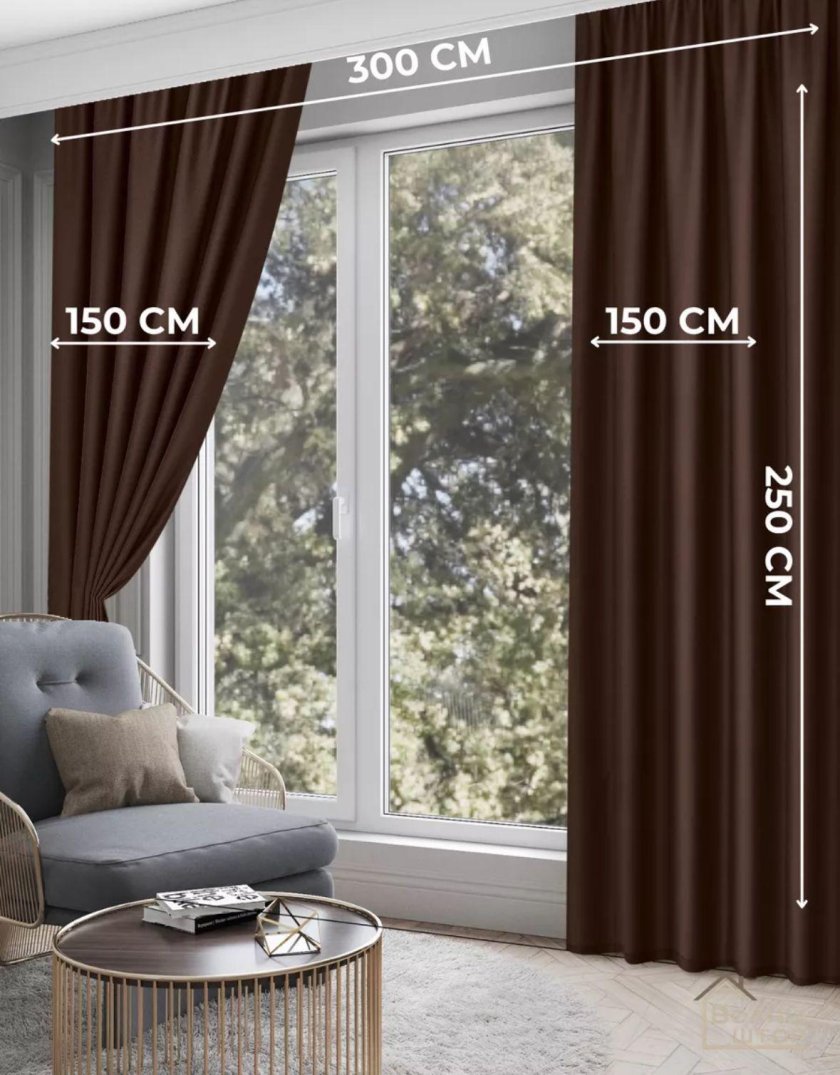 Шторы волной в обратную сторону