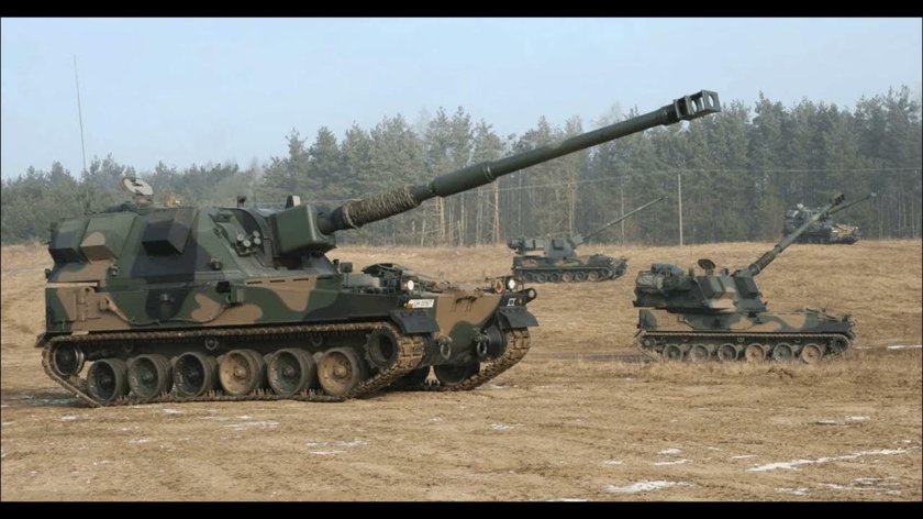 155-Мм САУ AHS Krab