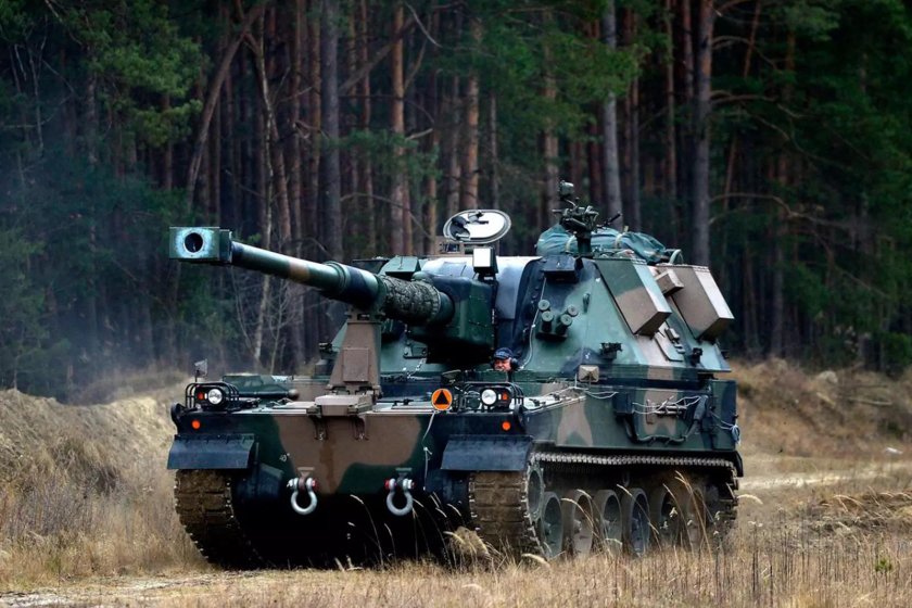 155-Мм самоходная гаубица as-90/Krab