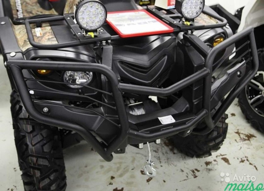 Передний бампер стелс леопард 600