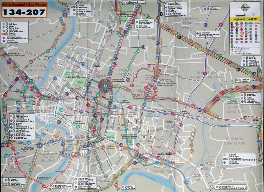 Схема метро Бангкока