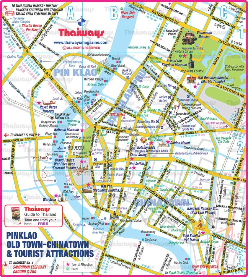 Схема метро Бангкока 2021