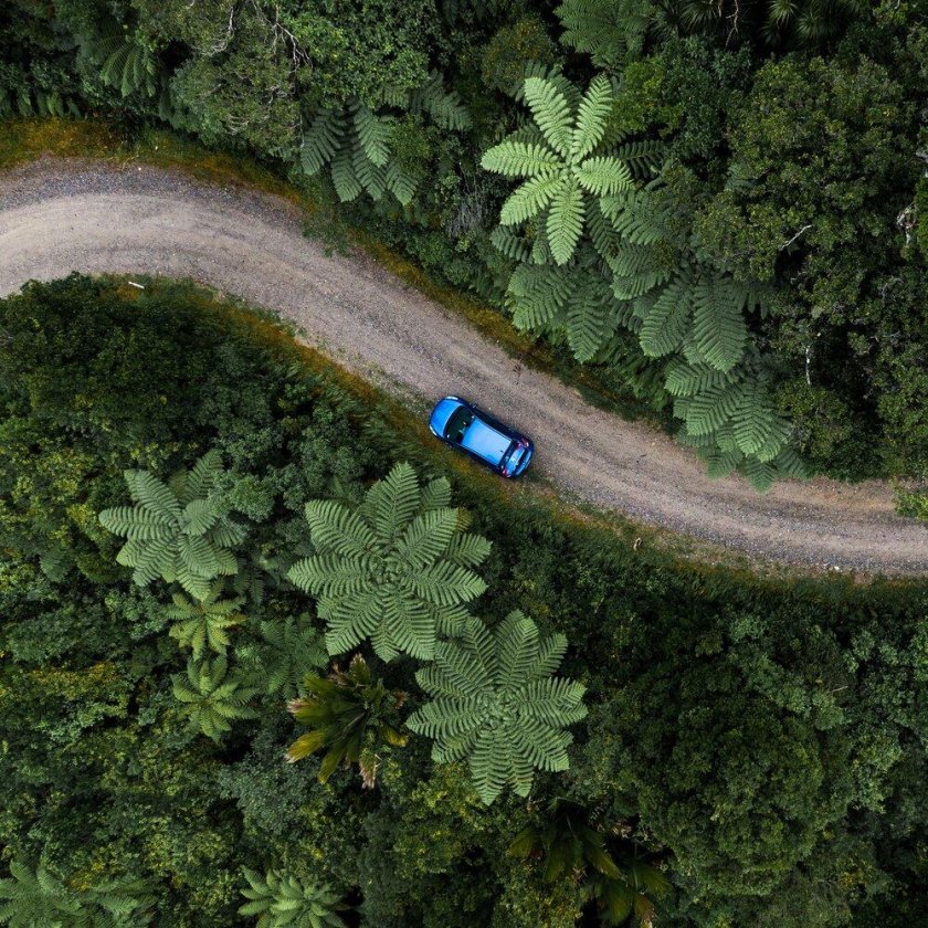 Дорога вид сверху