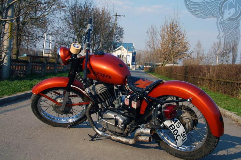 Jawa 350 боббер