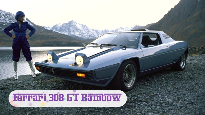 1976 ferrari 308 gt rainbow bertone concept