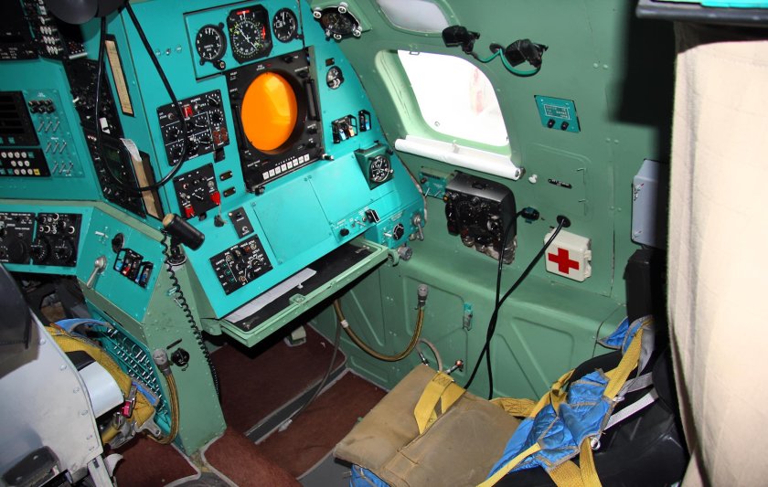 Ту-95мс кабина