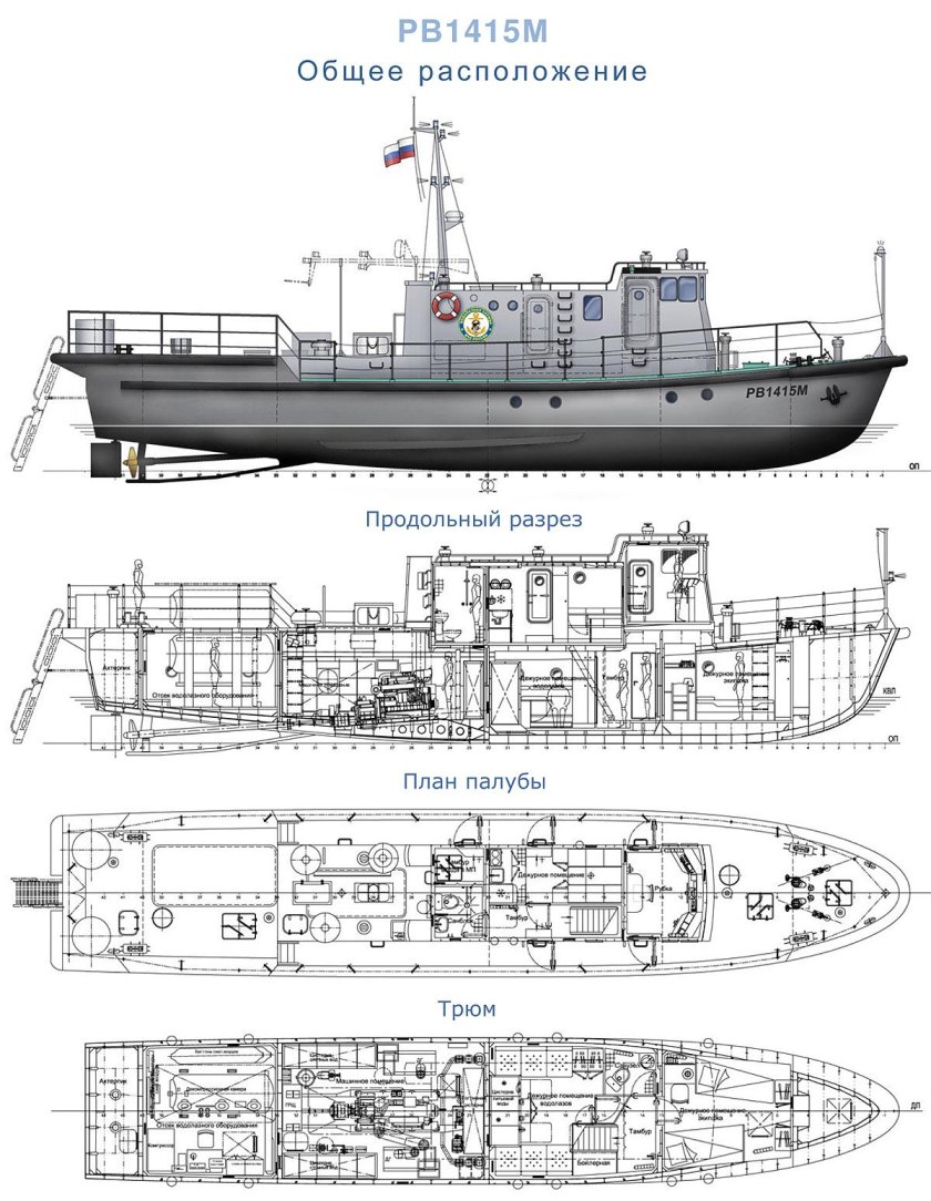 Катер ярославец проект 376