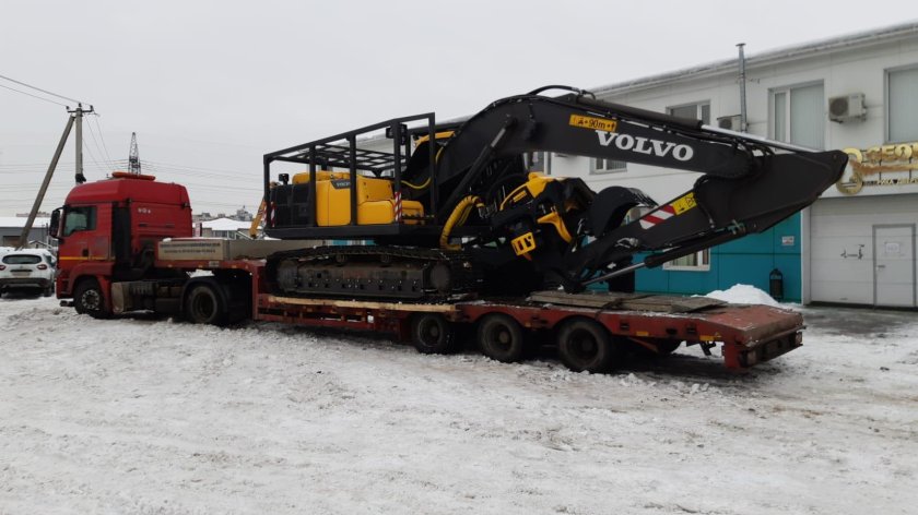 Харвестер на базе экскаватора Volvo ec220dl
