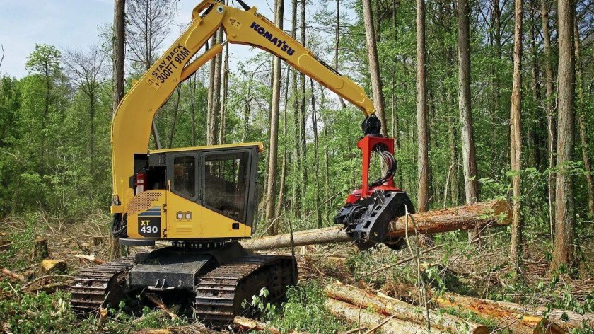 Экскаватор харвестер Комацу