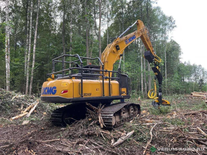 Харвестер на базе экскаватора