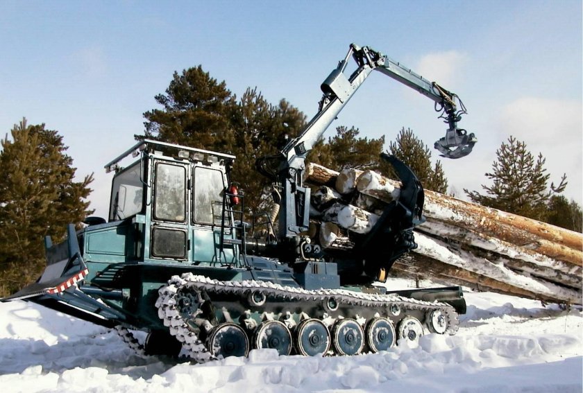 Трелёвочный трактор мл-107