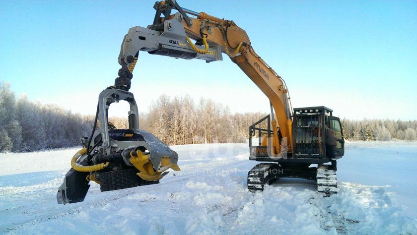 Volvo ec220dl харвестер