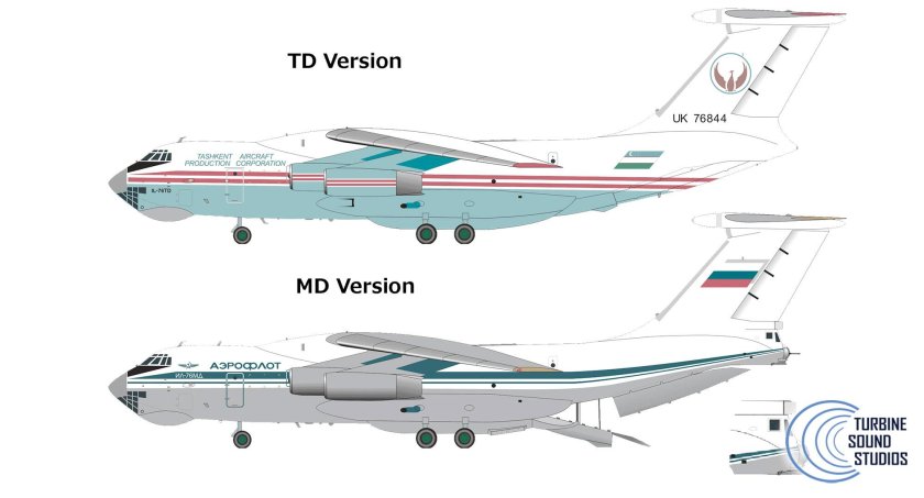 Ил 76 МД чертеж