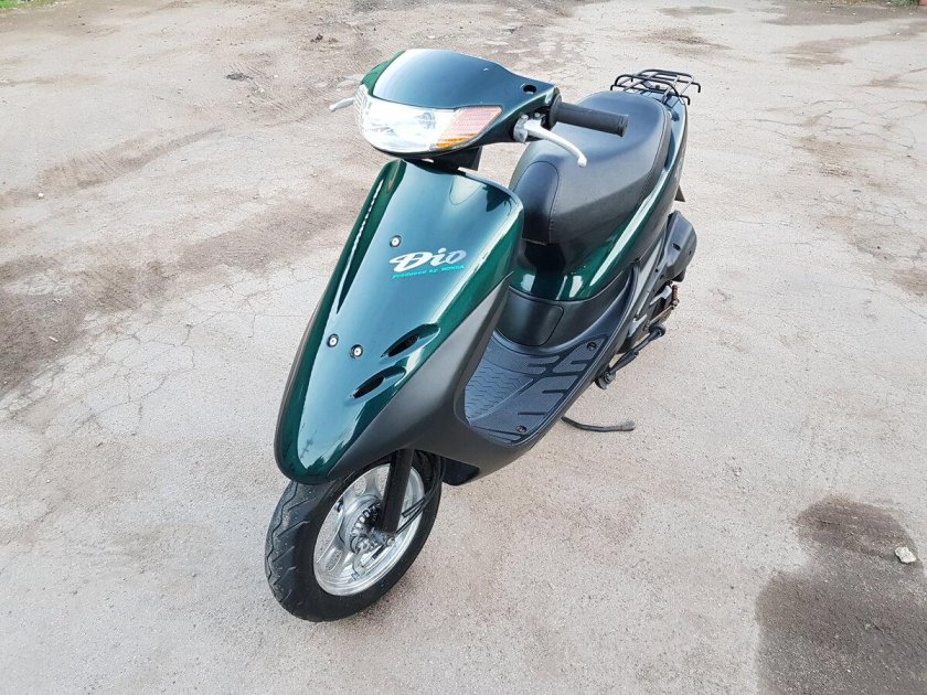 Зелёная Honda Dio