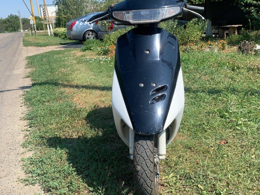 Хонда дио черно белая SR