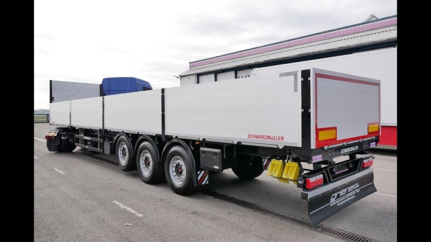 Бортовой полуприцеп Шварцмюллер
