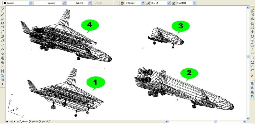 Рисунки самолета