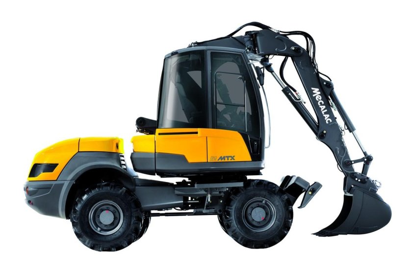 Mecalac экскаватор погрузчик