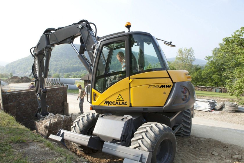 Экскаваторы Mecalac 9mwr