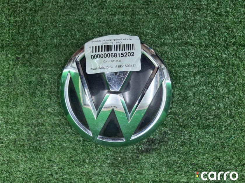 Эмблема решетки радиатора vw polo