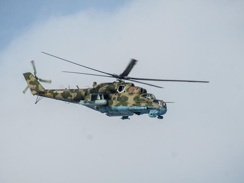 Военный вертолёт ми 24