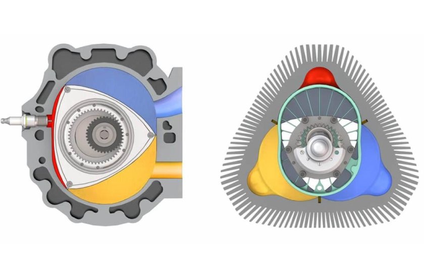 Роторно-поршневой двигатель Ванкеля