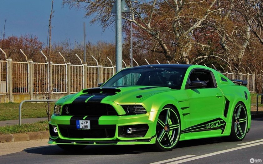 Тюнингованный Форд Мустанг Шелби gt 500