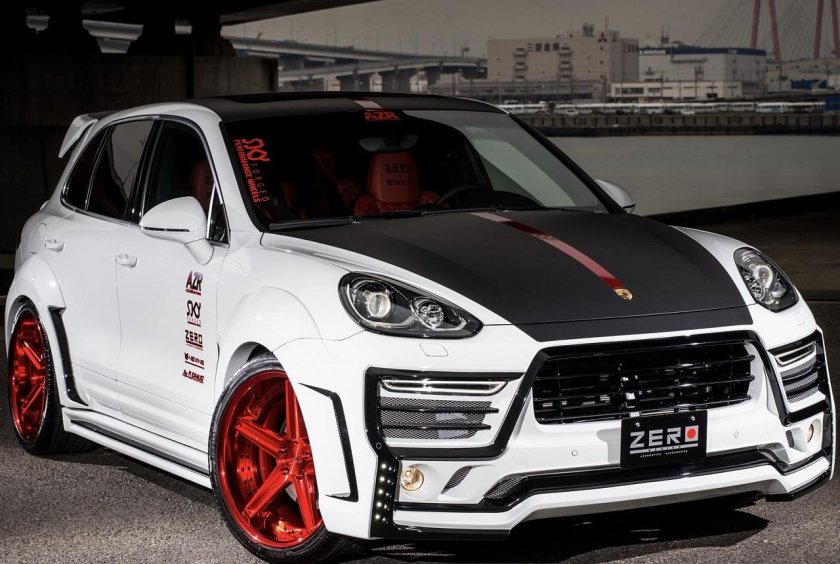 Тюнингованый порш Кайен