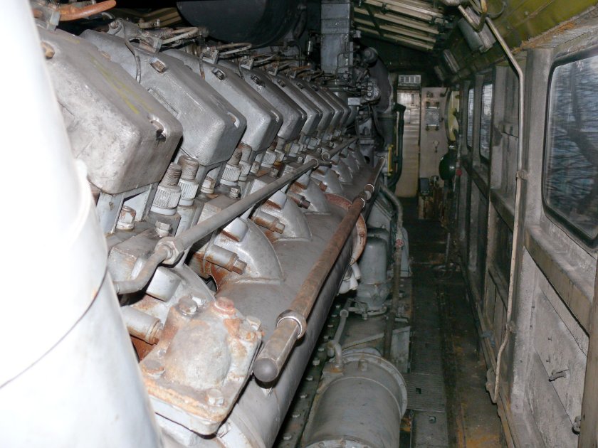 Дизель д49 на тепловозе