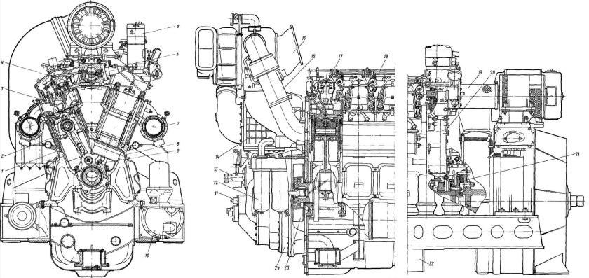 Дизель 2а-9дг-02