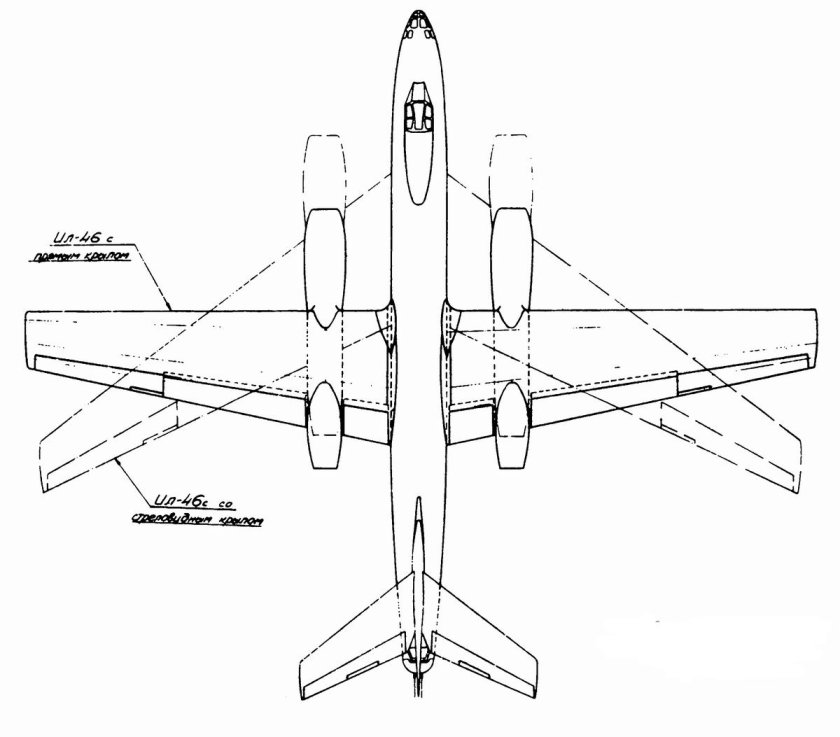 Ил-54 бомбардировщик самолёты Ильюшина
