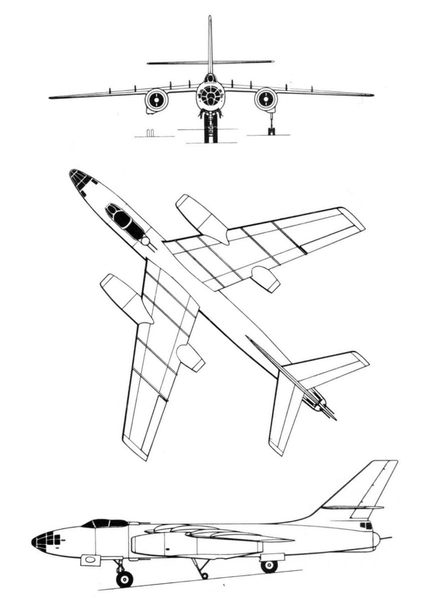 Бомбардировщик ил-28 чертежи