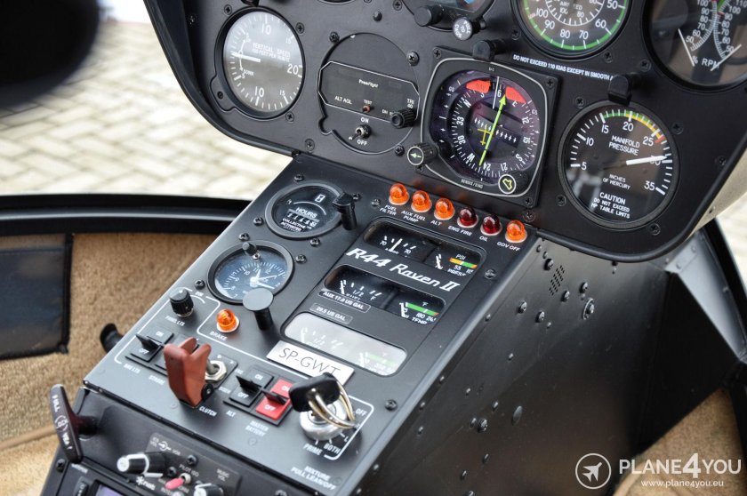 Robinson r44 Cockpit